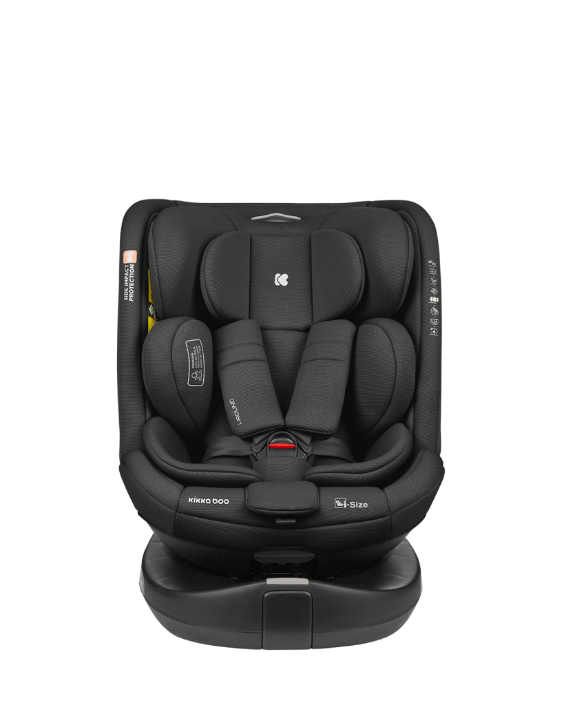 KIKKA BOO AUTOSJEDALICA 40-150CM I-ROUND I-SIZE,BLACK