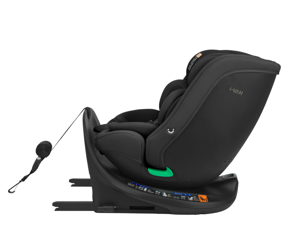 KIKKA BOO AUTOSJEDALICA 40-150CM I-VAN I-SIZE,BLACK