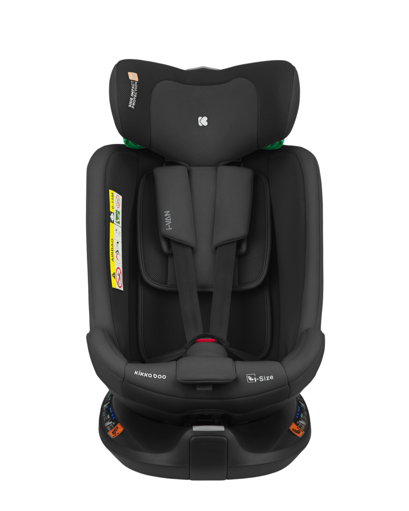 KIKKA BOO AUTOSJEDALICA 40-150CM I-VAN I-SIZE,BLACK