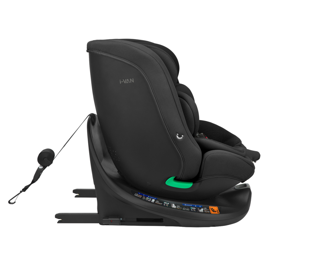 KIKKA BOO AUTOSJEDALICA 40-150CM I-VAN I-SIZE,BLACK