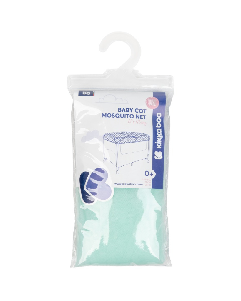 KIKKA BOO MREZA PROTIV KOMARACA ZA KREVETAC 60X120CM MINT