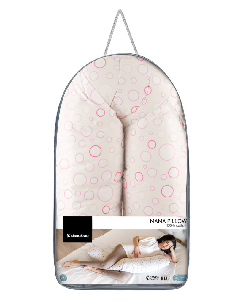 KIKKA BOO MAMA JASTUK PINK CIRCLES