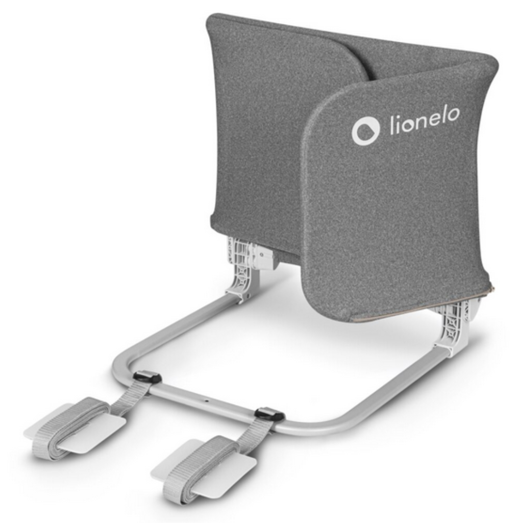 LIONELO LORA ZAŠTITNA OGRADA ZA KREVET SIVA 105X45CM