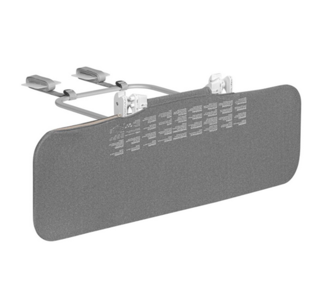 LIONELO LORA ZAŠTITNA OGRADA ZA KREVET SIVA 105X45CM