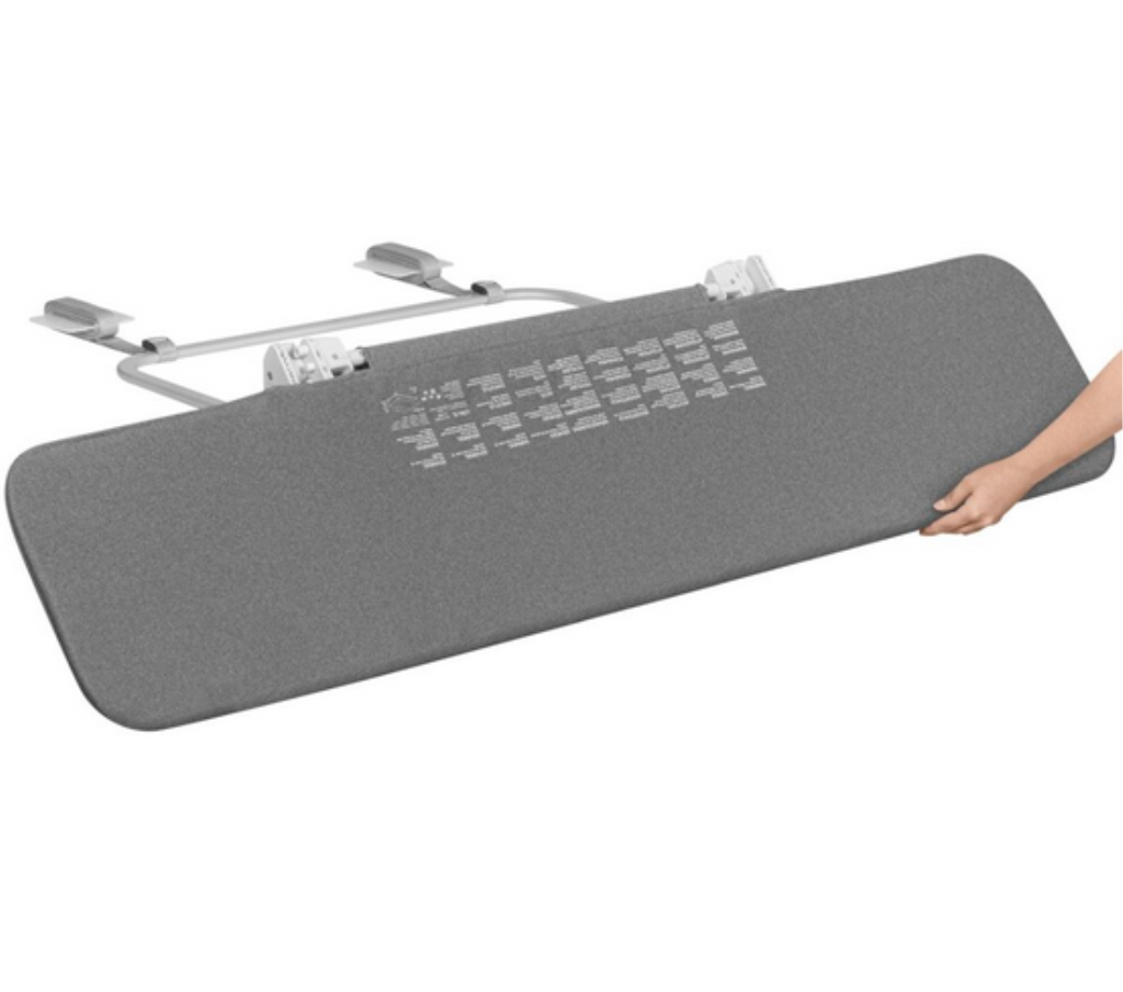 LIONELO LORA XL ZASTITNA OGRADA ZA KREVET GRAY STONE 150X45C