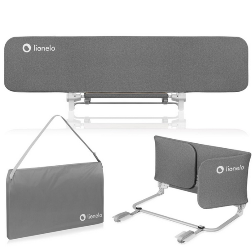 LIONELO LORA XL ZASTITNA OGRADA ZA KREVET GRAY STONE 150X45C