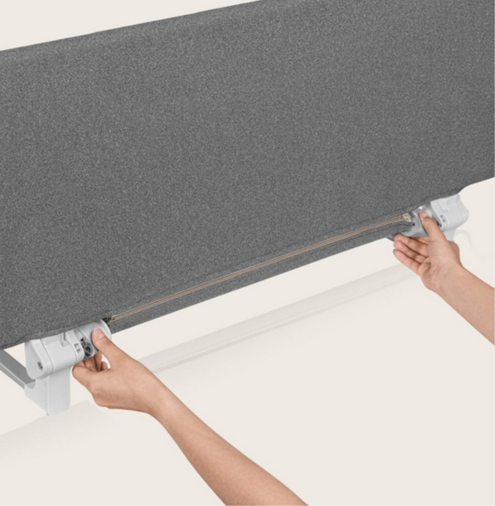 LIONELO LORA XL ZASTITNA OGRADA ZA KREVET GRAY STONE 150X45C