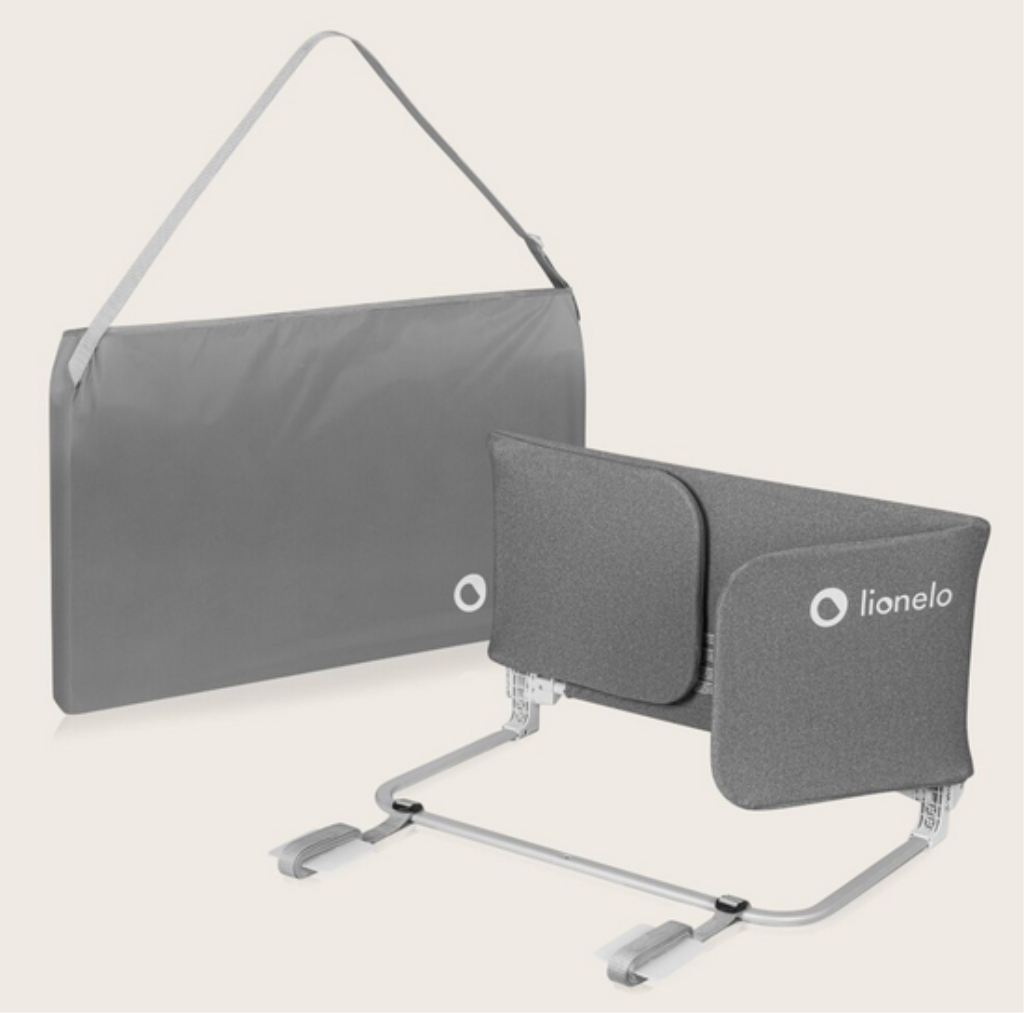 LIONELO LORA XL ZASTITNA OGRADA ZA KREVET GRAY STONE 150X45C