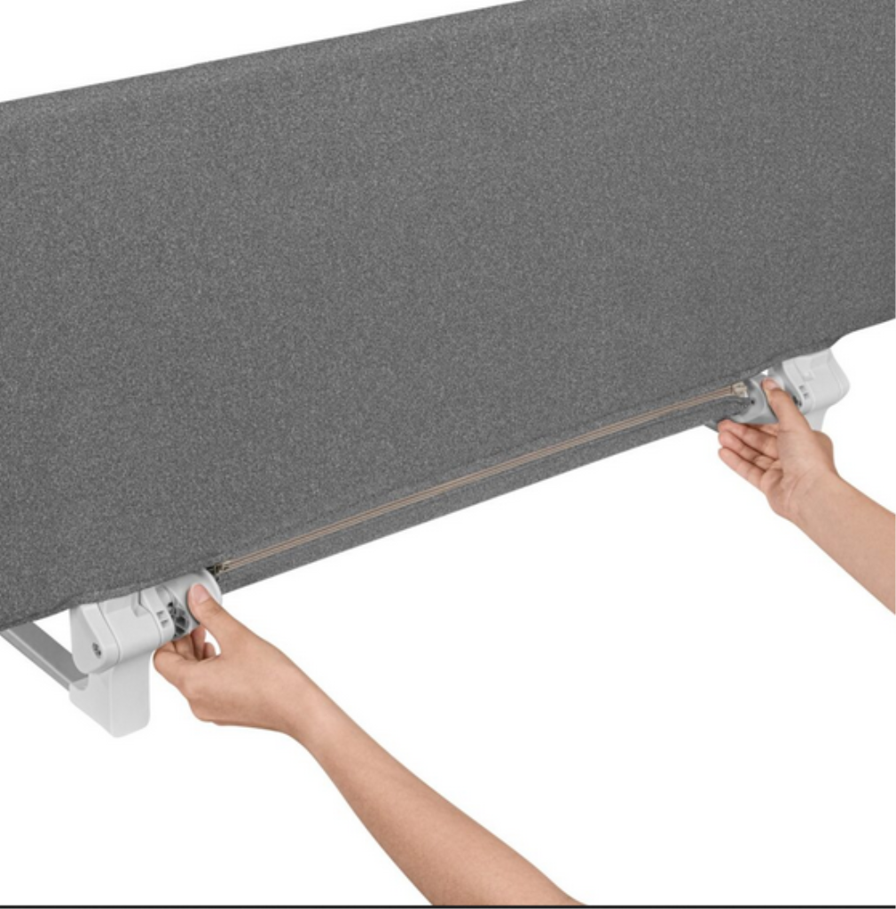 LIONELO LORA XL ZASTITNA OGRADA ZA KREVET GRAY STONE 150X45C