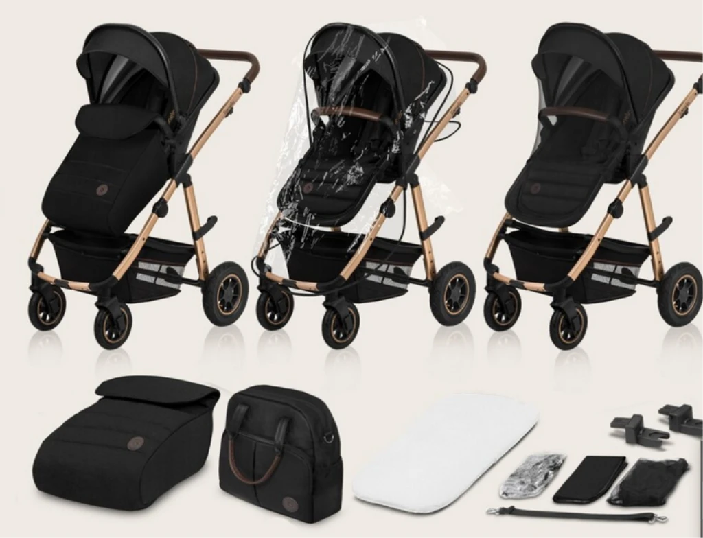 LIONELO AMBER KOLICA 3U1 CRNA