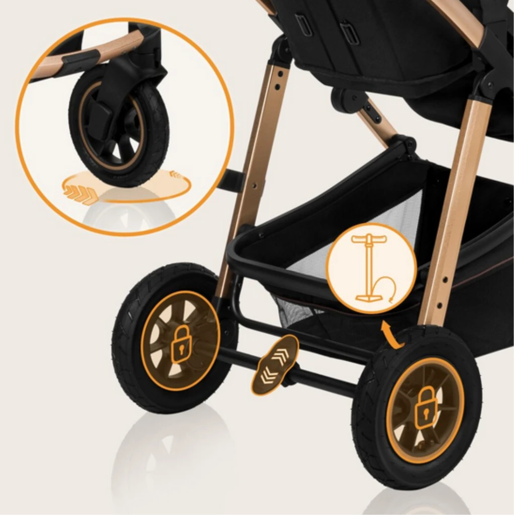 LIONELO AMBER KOLICA 3U1 CRNA