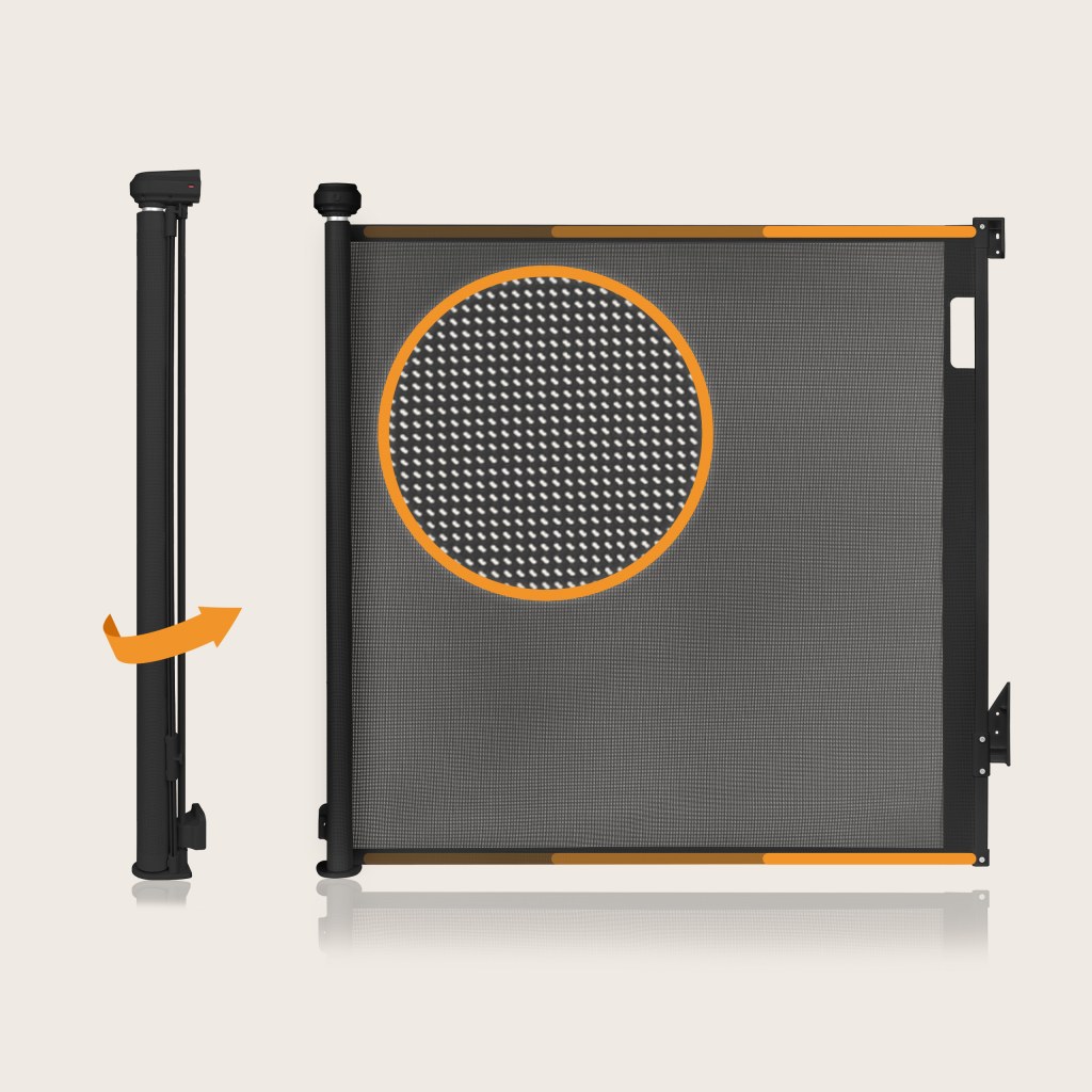 LIONELO THEA ZAŠTITA ZA VRATA/STUBIŠTA 140X80CM CRNA