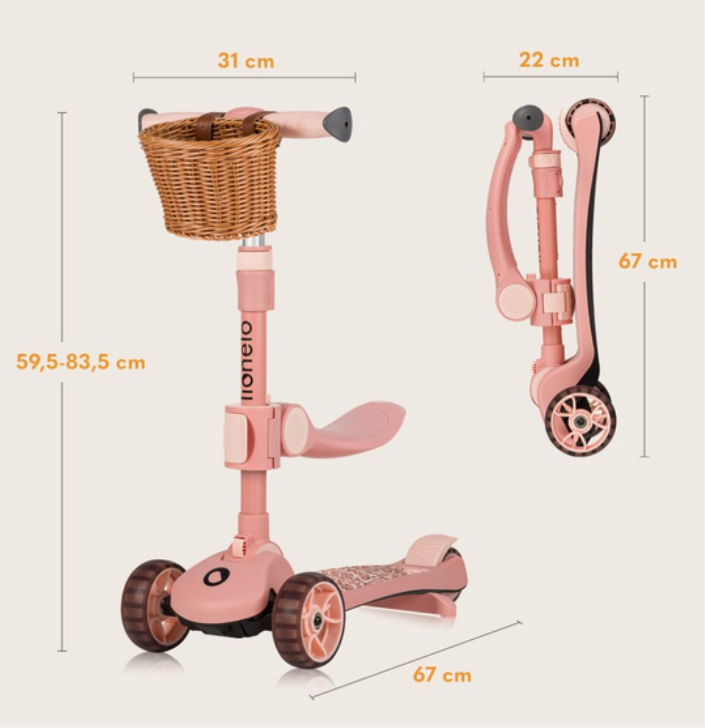 LIONELO BALANS BICIKLO FRANKY PINK