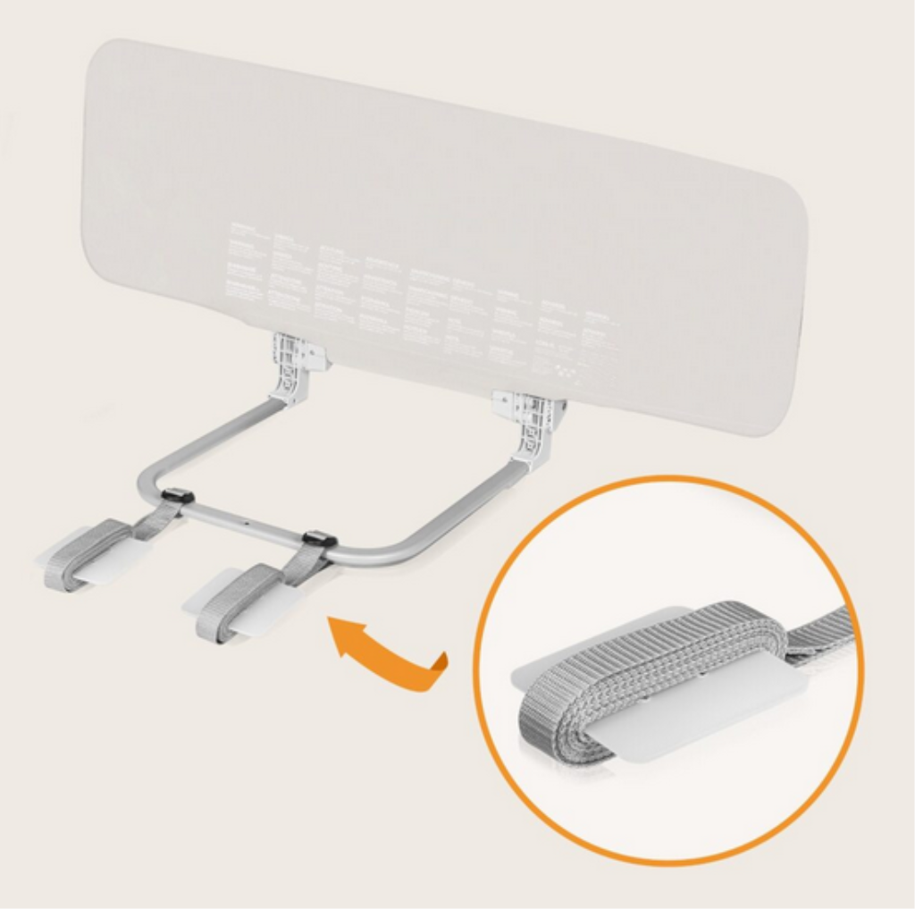 LIONELO LORA ZASTITNA OGRADA ZA KREVET BEŽ 105X45CM