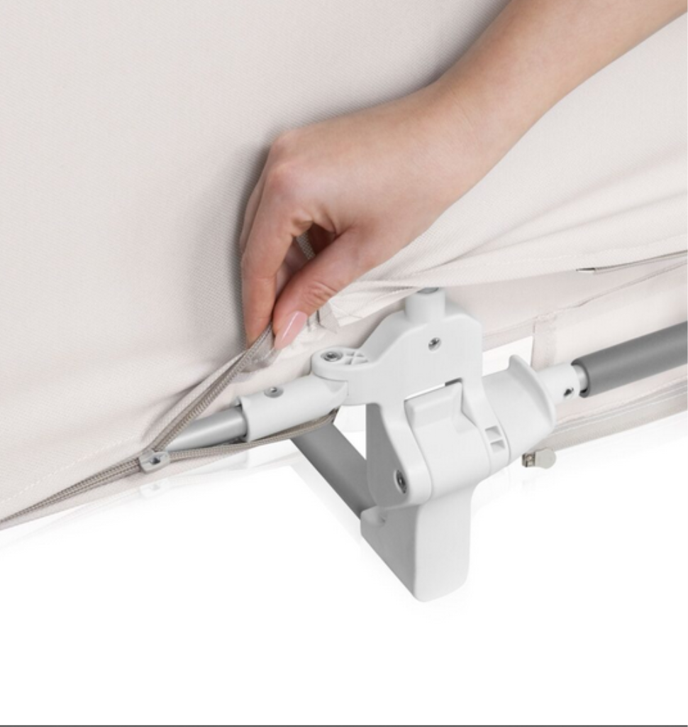 LIONELO LORA XL ZASTITNA OGRADA ZA KREVET 150X45CM BEIGE SAND