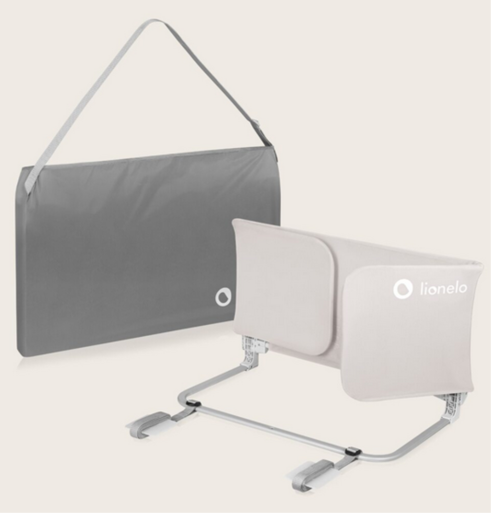 LIONELO LORA XL ZASTITNA OGRADA ZA KREVET 150X45CM BEIGE SAND