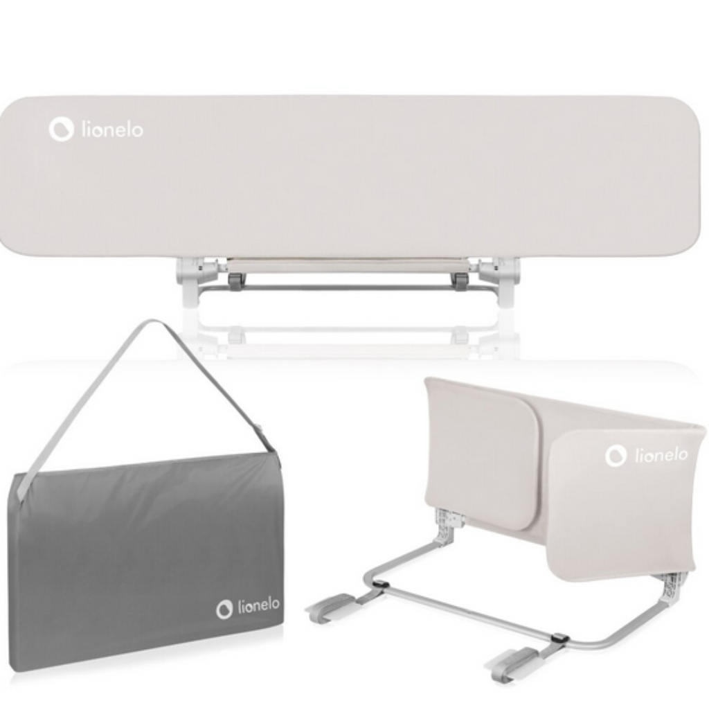 LIONELO LORA XL ZASTITNA OGRADA ZA KREVET 150X45CM BEIGE SAND