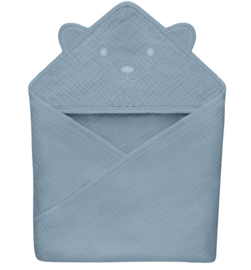 LIONELO RUČNIK OD MUSLINA S KAPULJAČOM GREY SKY