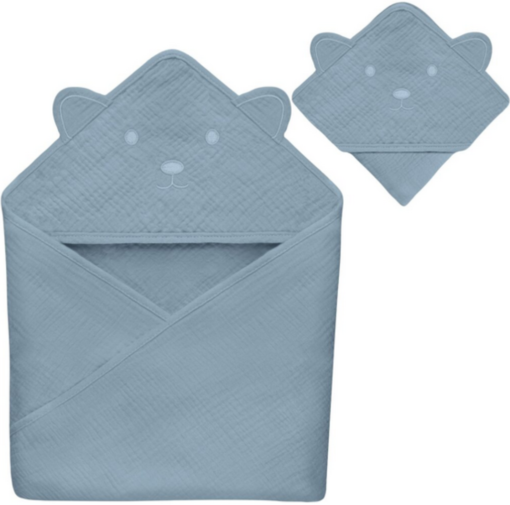 LIONELO RUČNIK OD MUSLINA S KAPULJAČOM GREY SKY