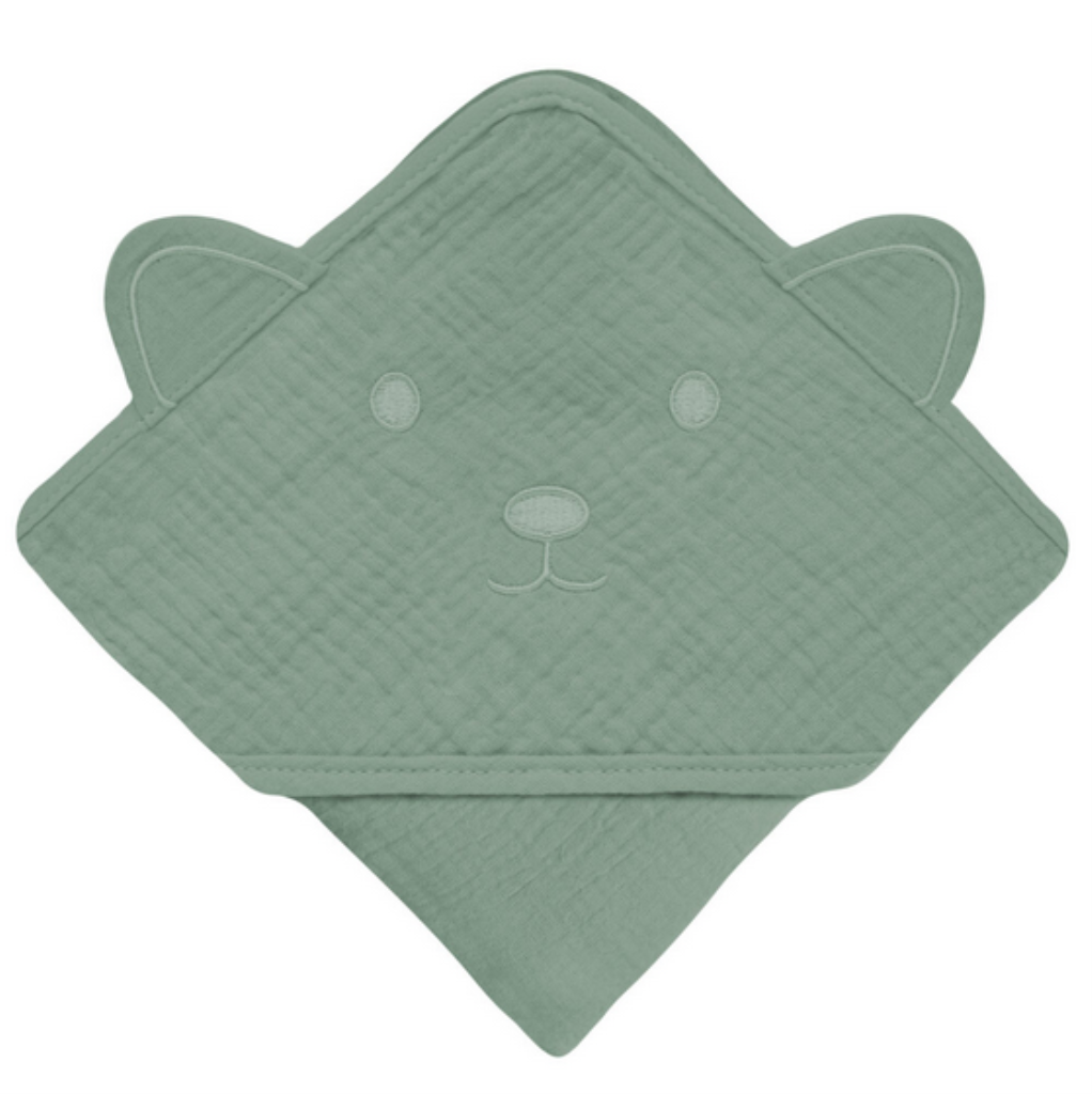 LIONELO RUČNIK OD MUSLINA S KAPULJAČOM GREEN FOREST