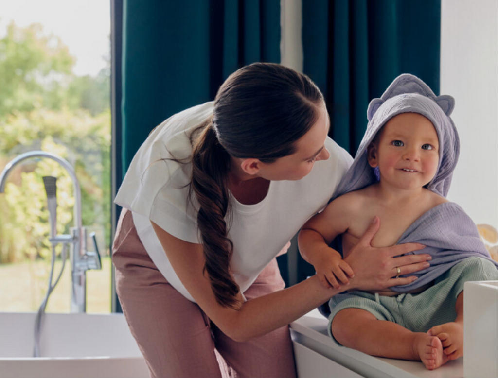 LIONELO RUČNIK OD MUSLINA S KAPULJAČOM GREEN FOREST