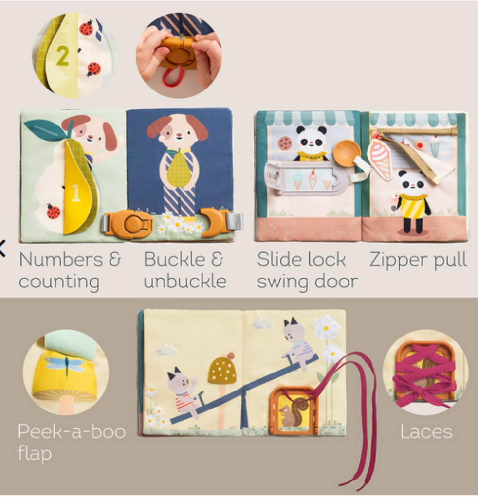 TAF TOYS BEBI EDUKATIVNA KNJIGA FOR.