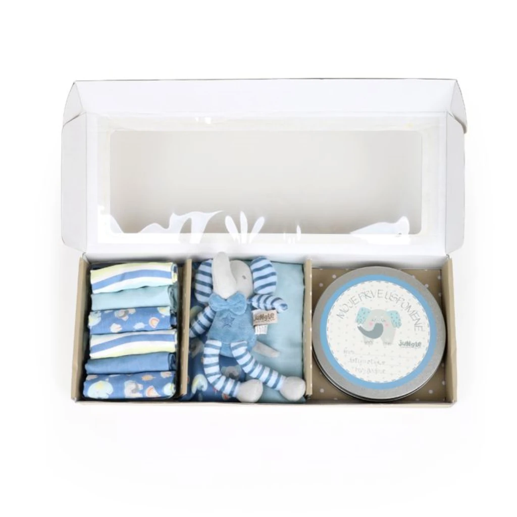 BEBI SET/PRVI OTISAK PLAVI SLON FOR.