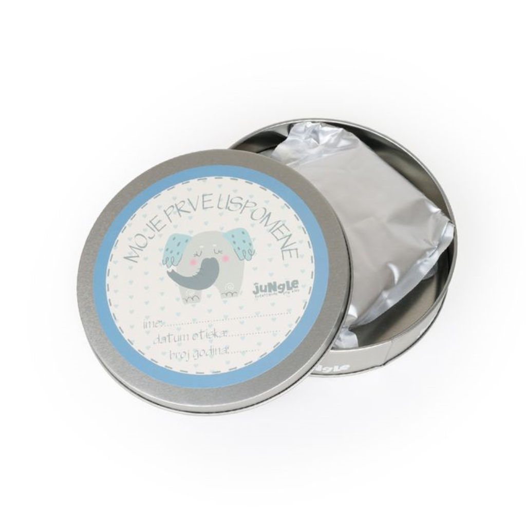 BEBI SET/PRVI OTISAK PLAVI SLON FOR.