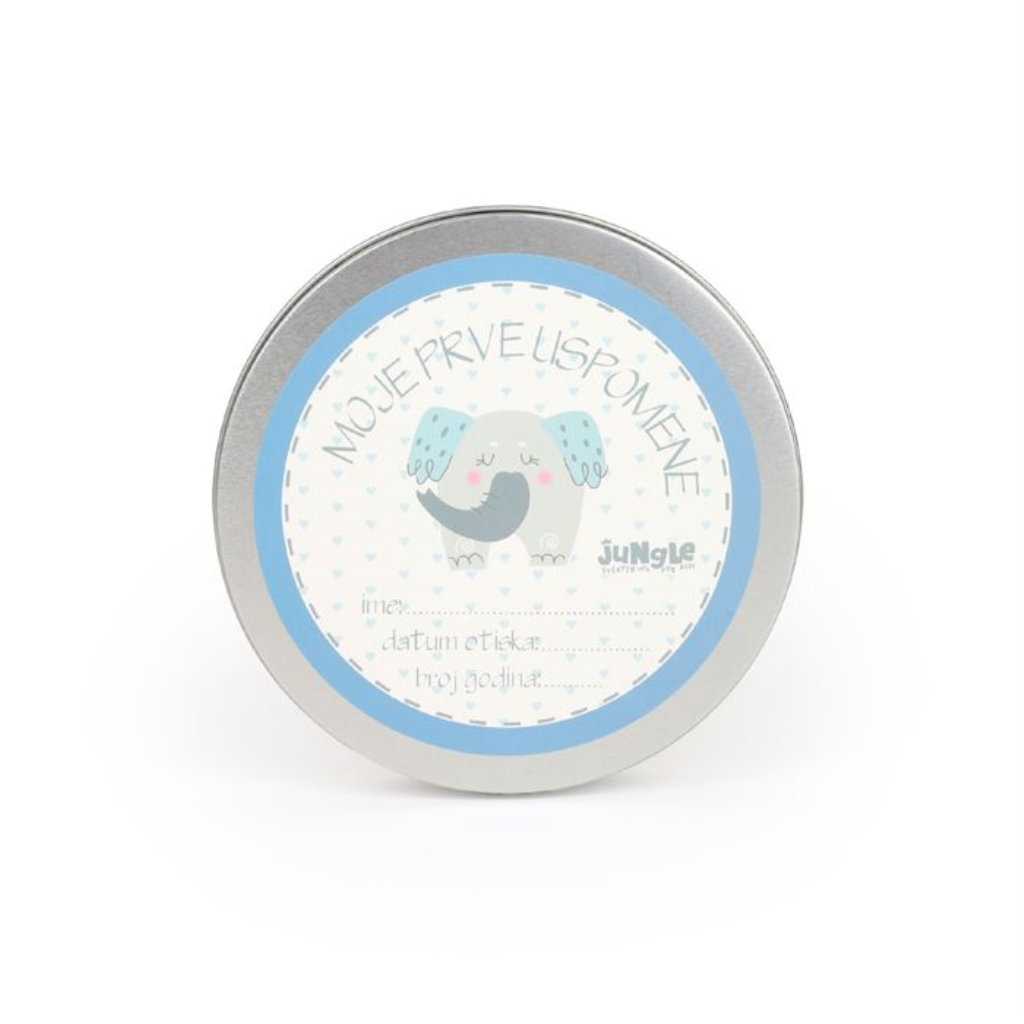 BEBI SET/PRVI OTISAK PLAVI SLON FOR.