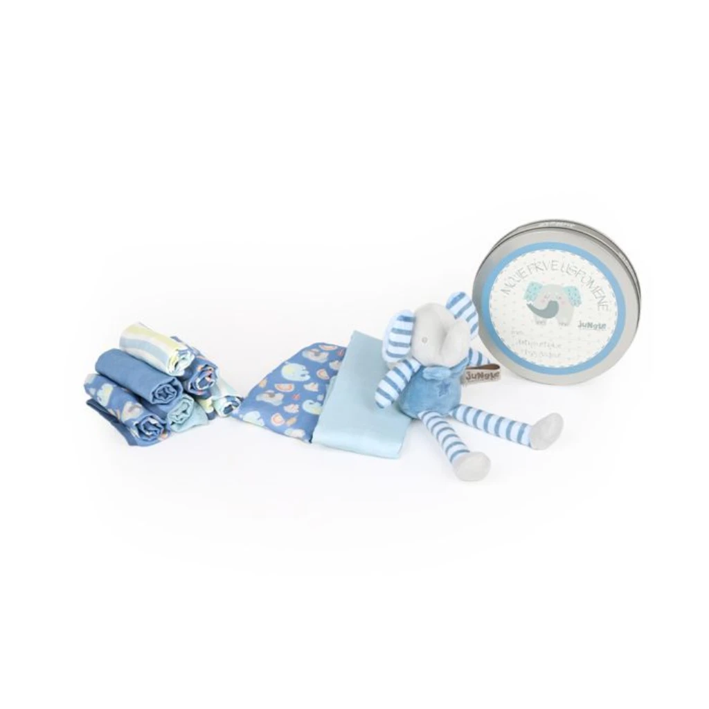BEBI SET/PRVI OTISAK PLAVI SLON FOR.