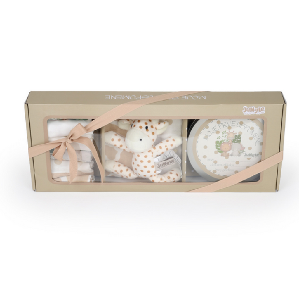 BEBI SET/PRVI OTISAK BEŽ ŽIRAFA FOR.