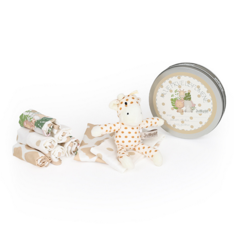BEBI SET/PRVI OTISAK BEŽ ŽIRAFA FOR.