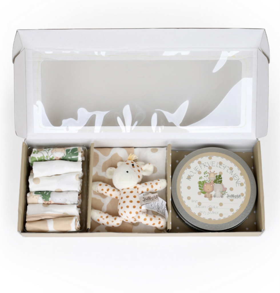 BEBI SET/PRVI OTISAK BEŽ ŽIRAFA FOR.