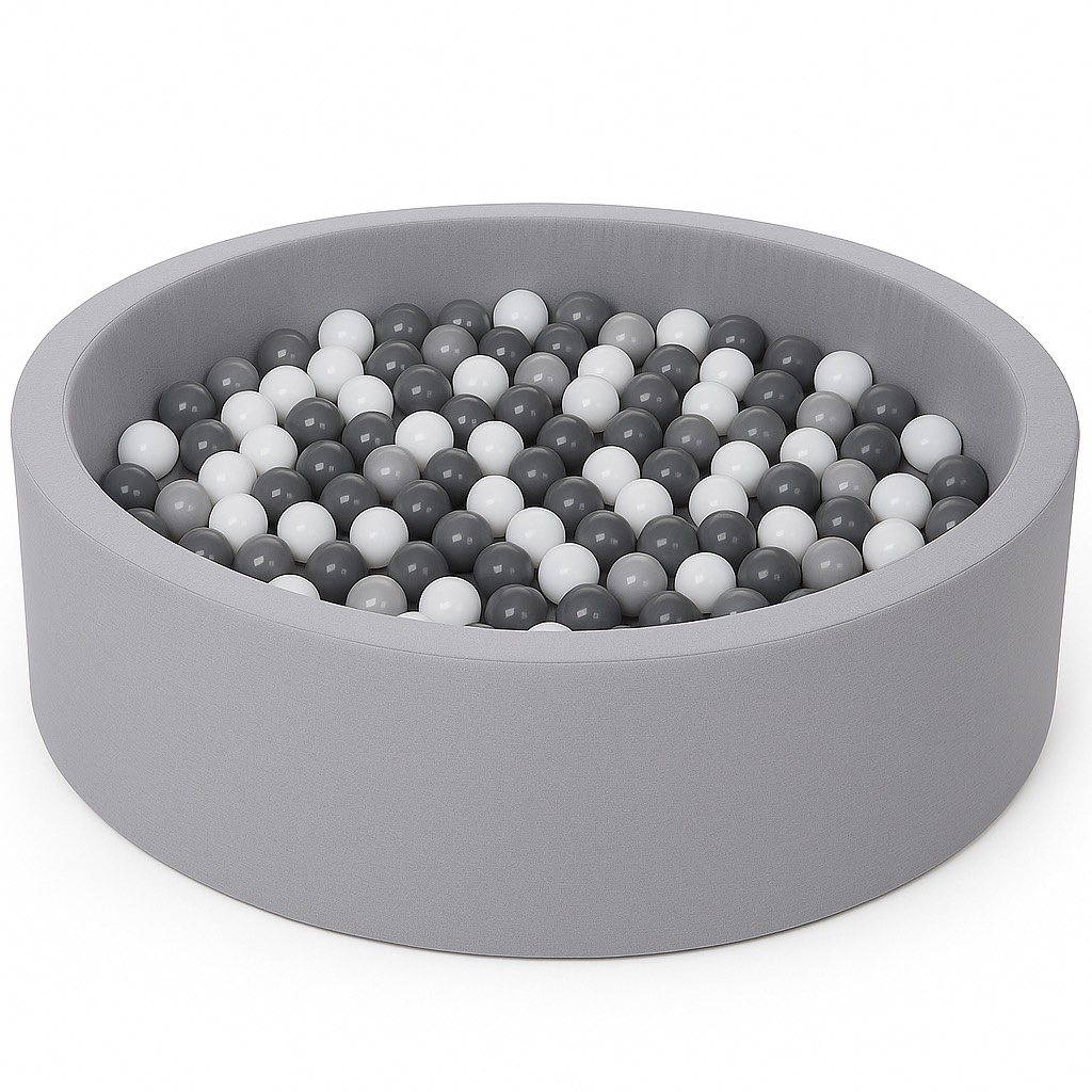 DELSIT BAZEN S LOPTICAMA 120X30CM, 400 LOPTICA, GREY