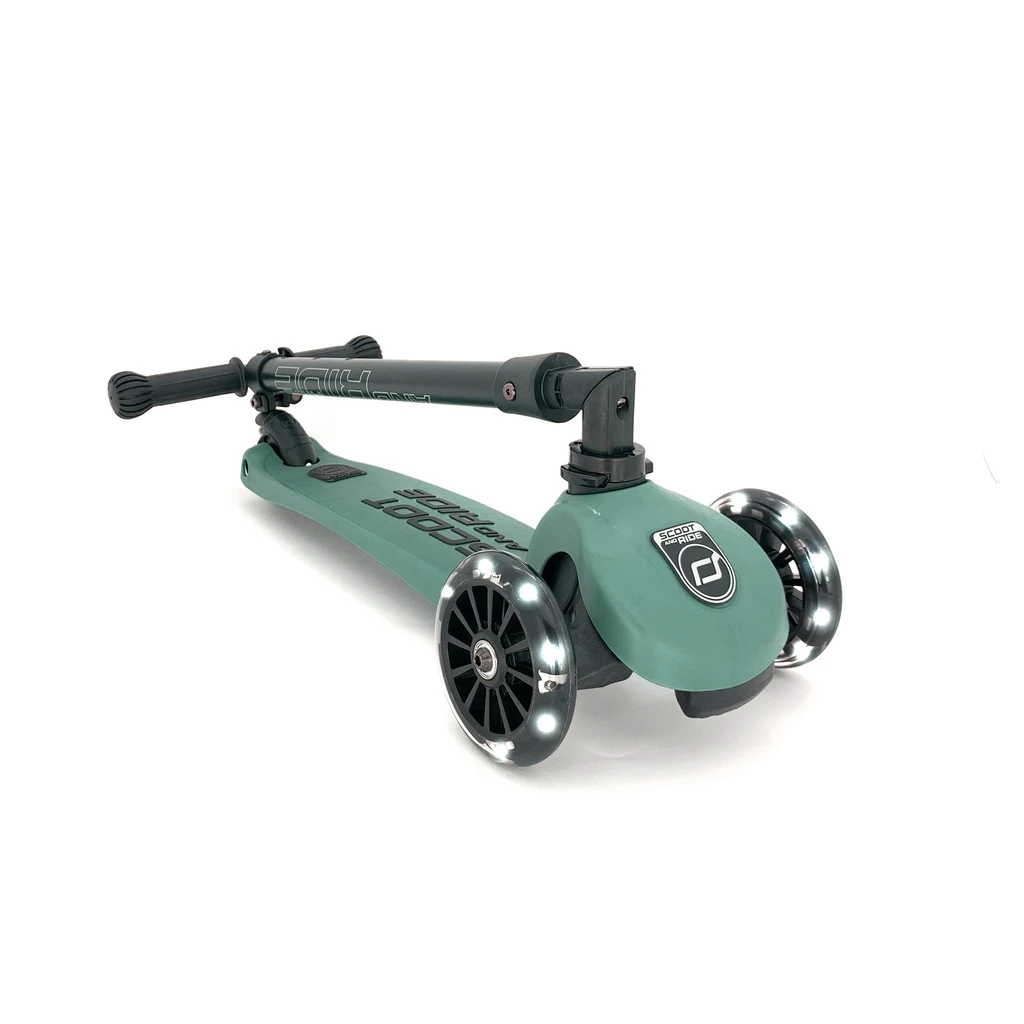 SCOOT AND RIDE HIGHWAYKICK 3 LED ROMOBIL, FOREST