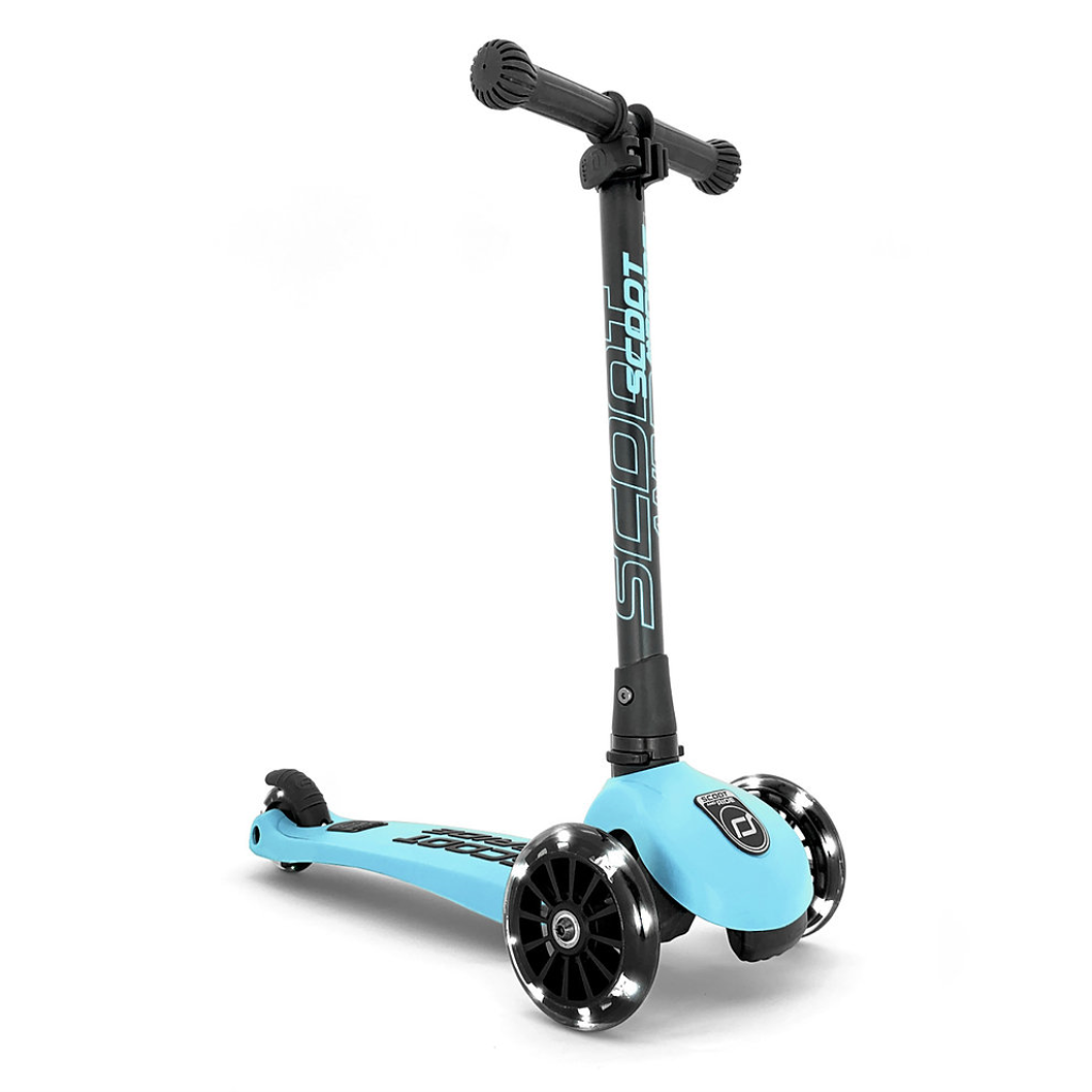 SCOOT AND RIDE HIGHWAYKICK 3 LED ROMOBIL, BLUEBERRY 