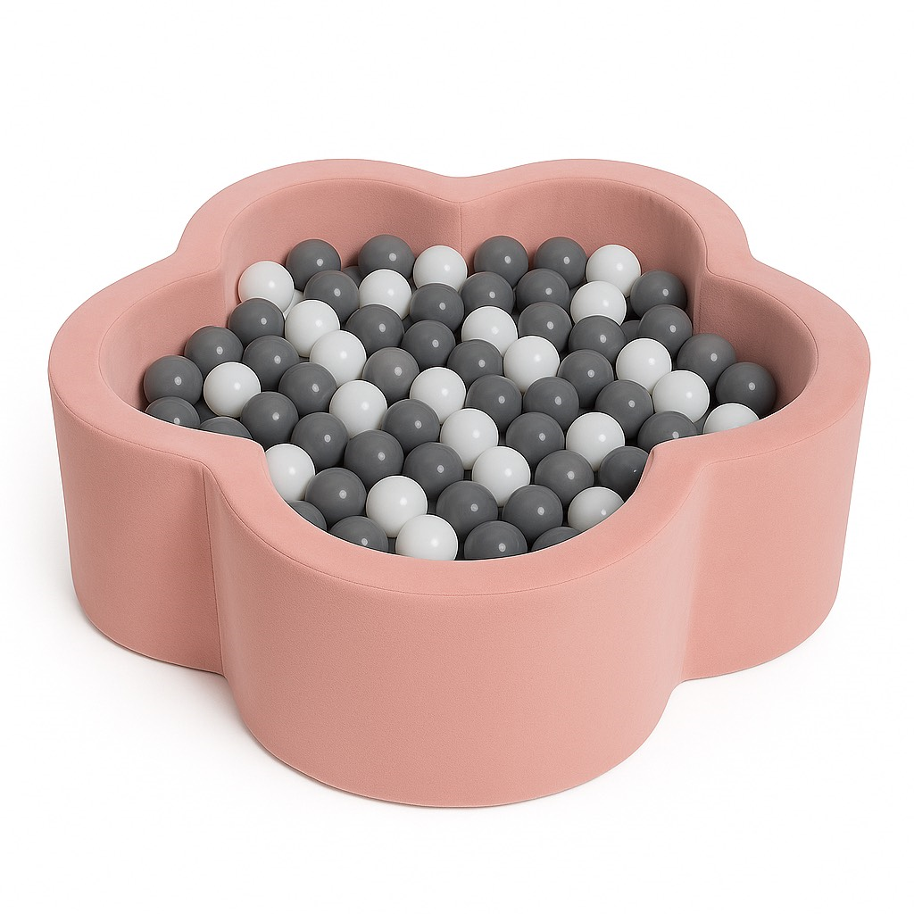 DELSIT BAZEN S LOPTICAMA CVIJET, 200 LOPTICA, PINK