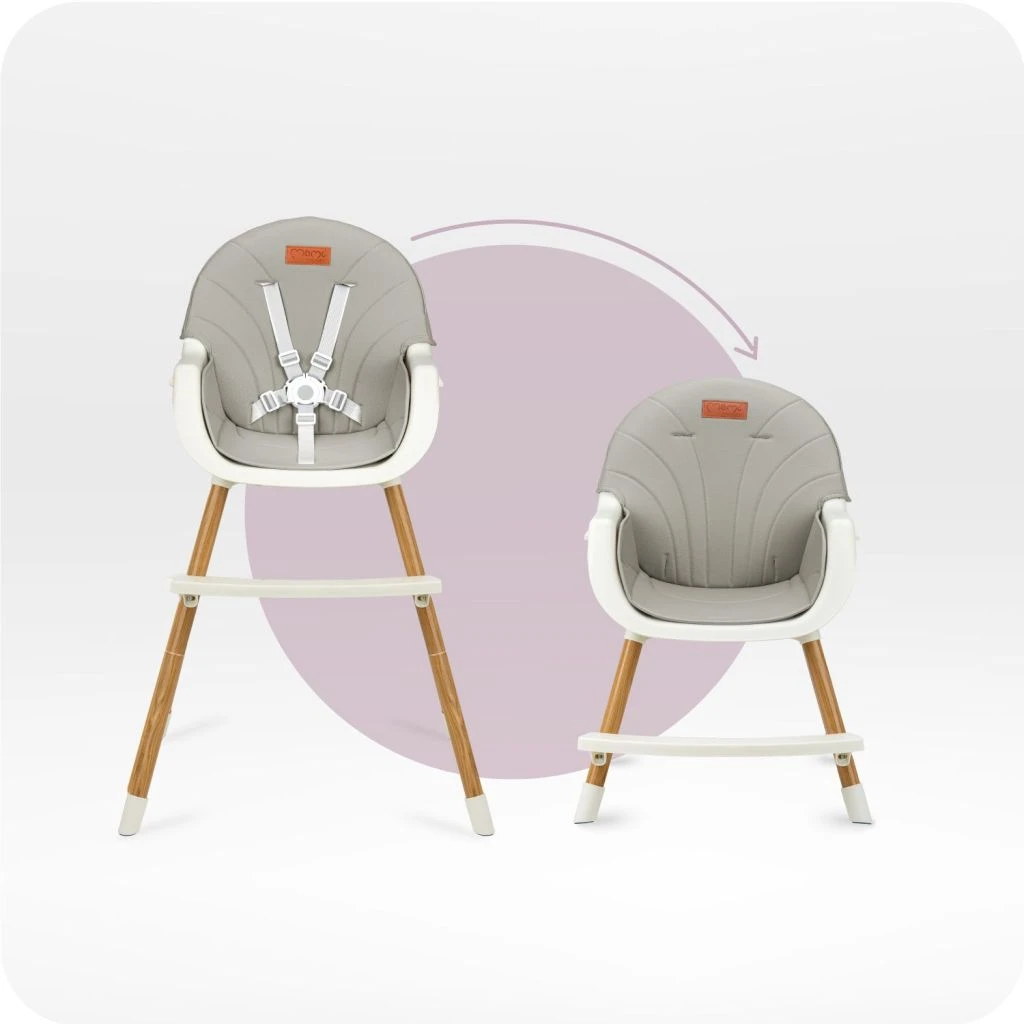 MOMI REKI HRANILICA 2U1,GREY