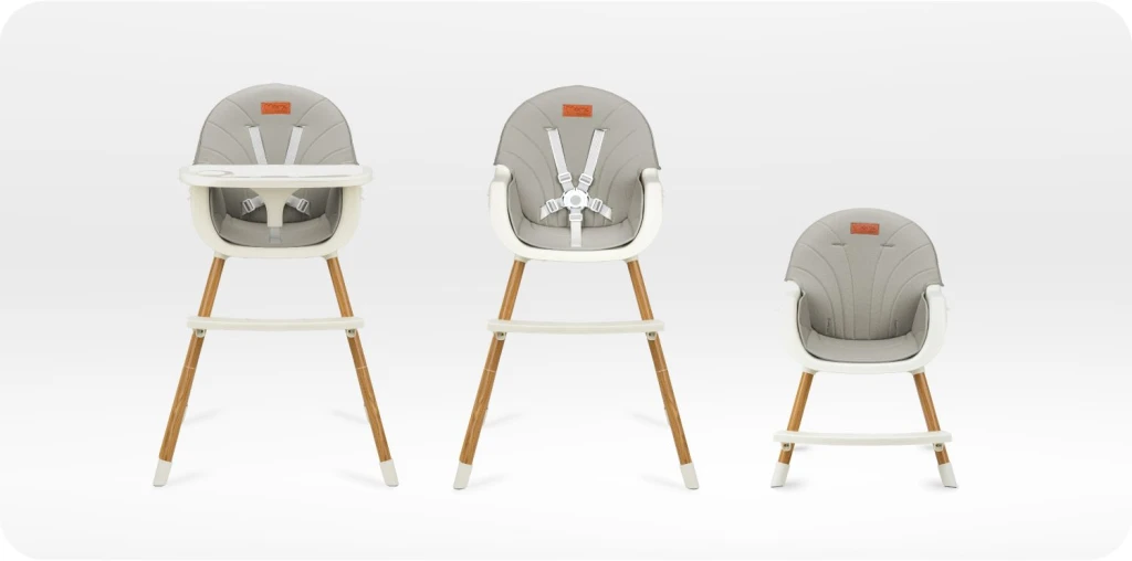 MOMI REKI HRANILICA 2U1,GREY