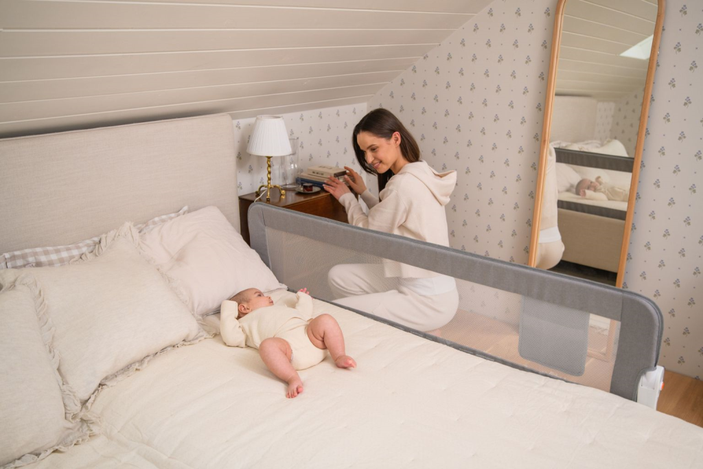 MOMI LEXI PLUS XL ZAŠTITNA OGRADA,BEIGE