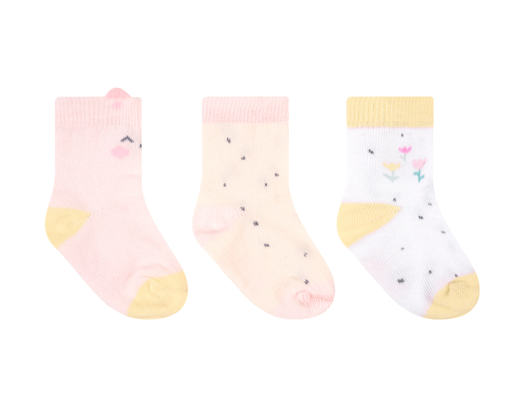 KIKKA BOO DJEČJE ČARAPE 3D S UŠIMA HEDGE-HUGS 0-6M