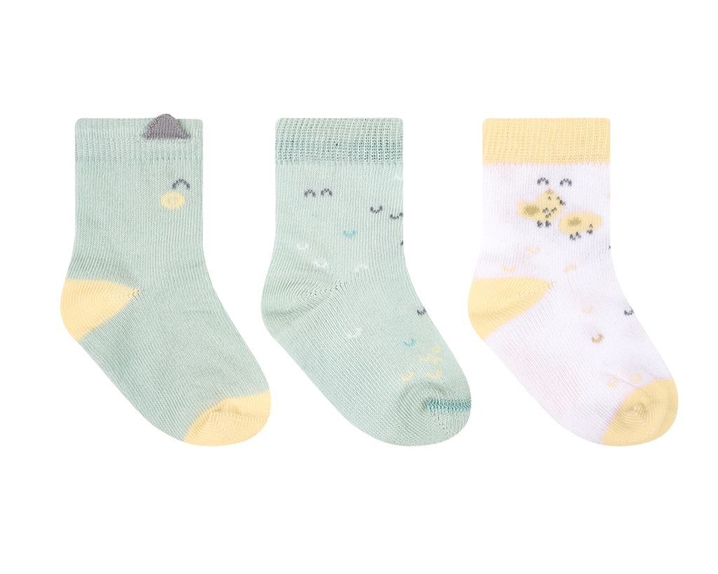 KIKKA BOO DJEČJE ČARAPE 3D SA UŠIMA SLEEPY SHEEP 0-6M