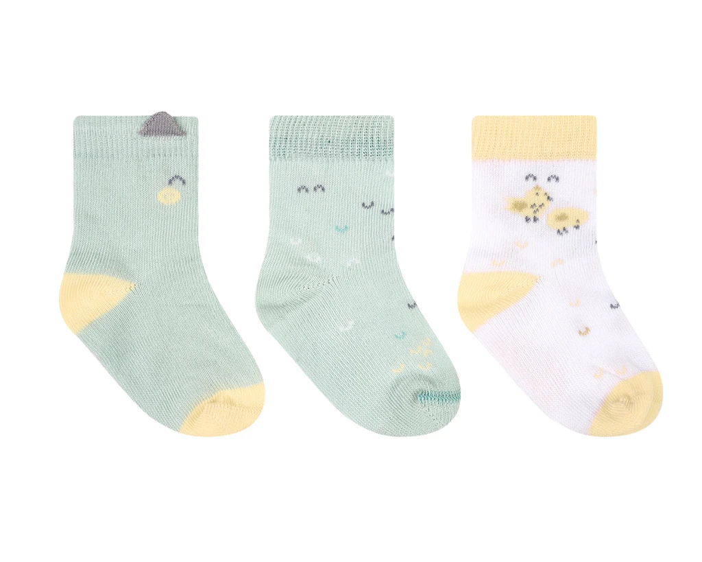 KIKKA BOO DJEČJE ČARAPE 3D SA UŠIMA SLEEPY SHEEP 0-6M