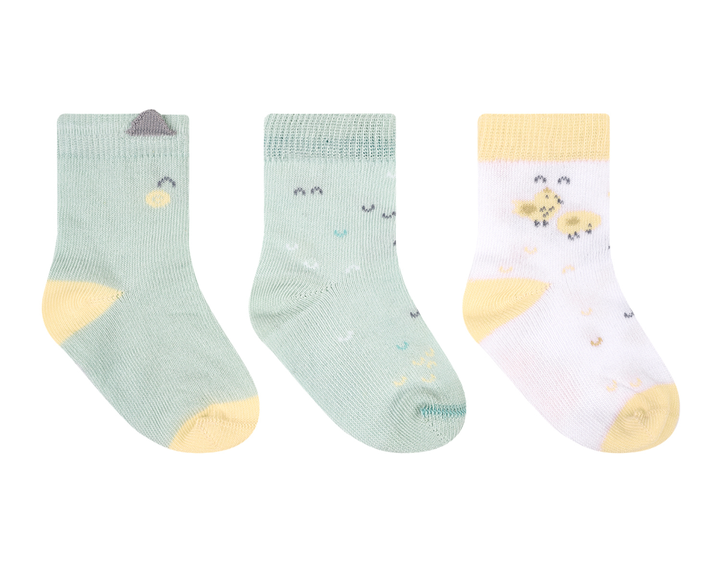 KIKKA BOO DJEČJE ČARAPE 3D SA UŠIMA SLEEPY SHEEP 6-12M