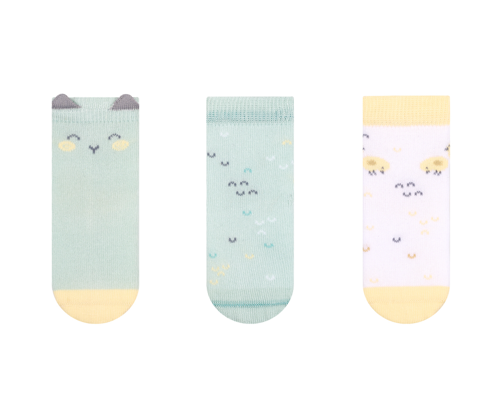 KIKKA BOO DJEČJE ČARAPE 3D SA UŠIMA SLEEPY SHEEP 6-12M