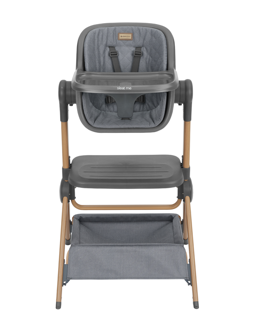 KIKKA BOO SLEAT ME 2U1 NOĆNI KREVETIĆ+HRANILICA,GREY