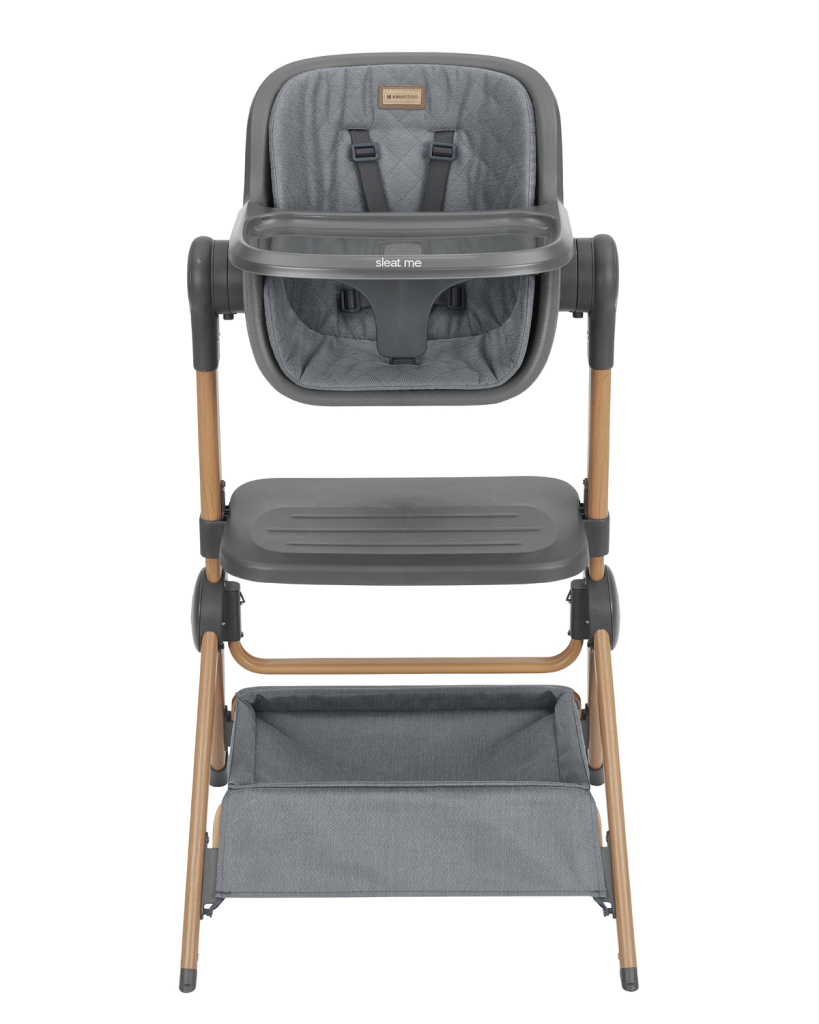 KIKKA BOO SLEAT ME 2U1 NOĆNI KREVETIĆ+HRANILICA,GREY