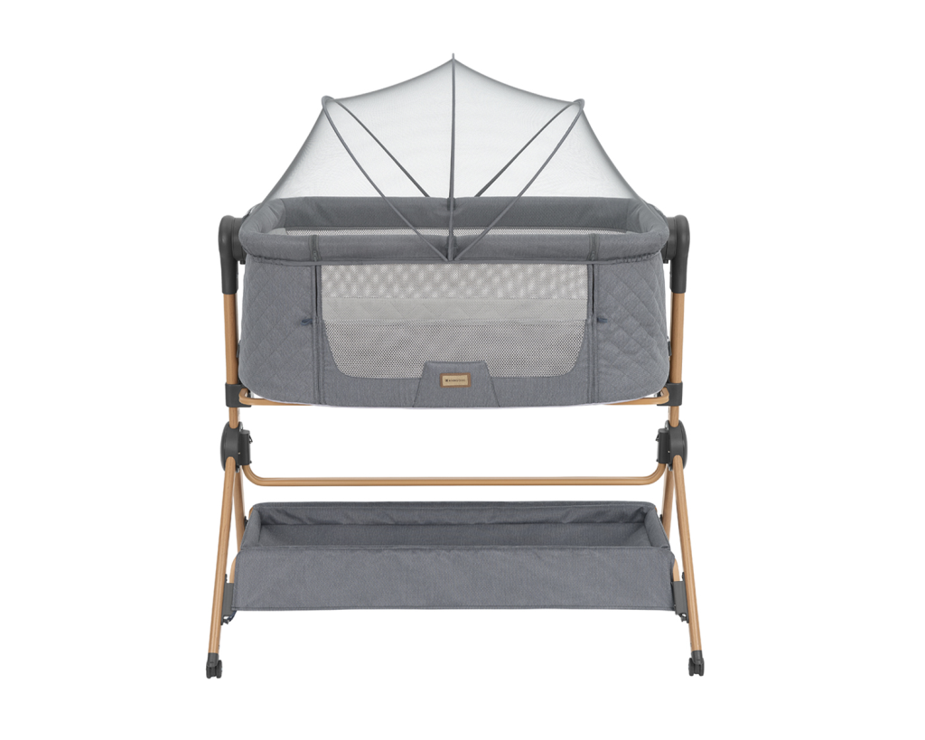 KIKKA BOO SLEAT ME 2U1 NOĆNI KREVETIĆ+HRANILICA,GREY