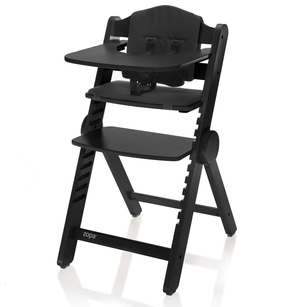 ZOPA DRVENA DJEČJA STOLICA CLIPP&CLAPP BLACK