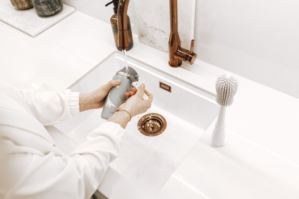 ZOPA SILIKONSKA ČETKA DA DJEČJE BOČICE 3U1,LIGHT GREY